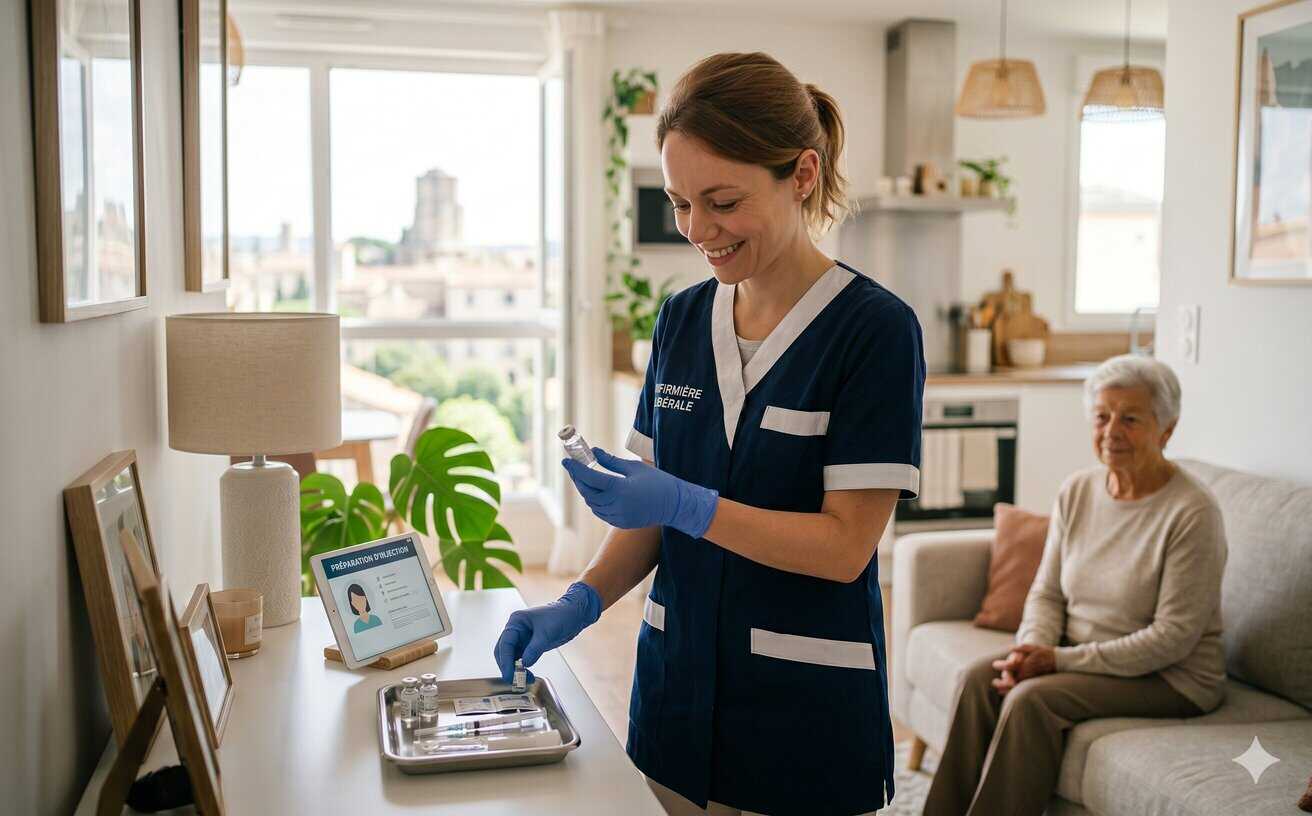 Injections et soins infirmiers à domicile à Nîmes