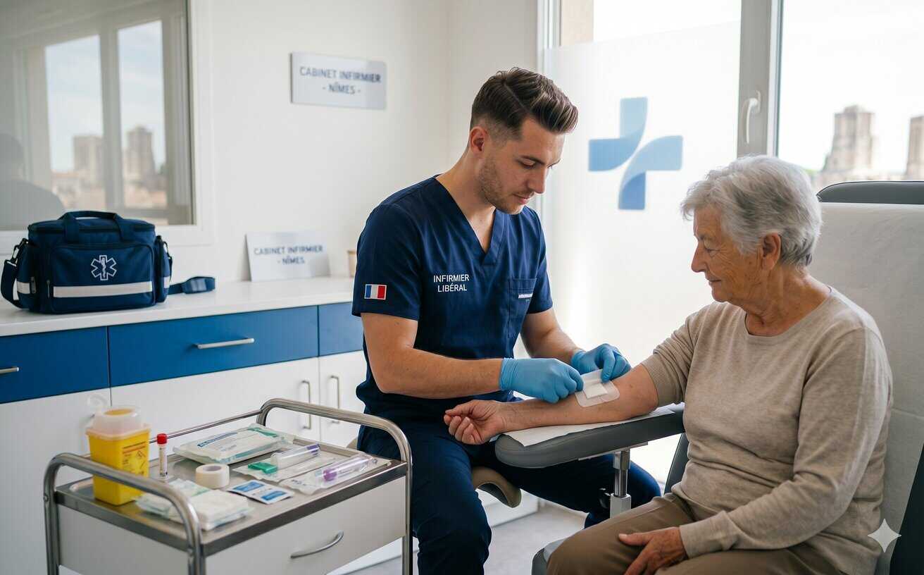 Soins infirmiers et pansements à domicile